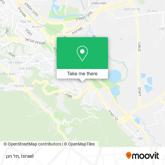 Карта תל חנן