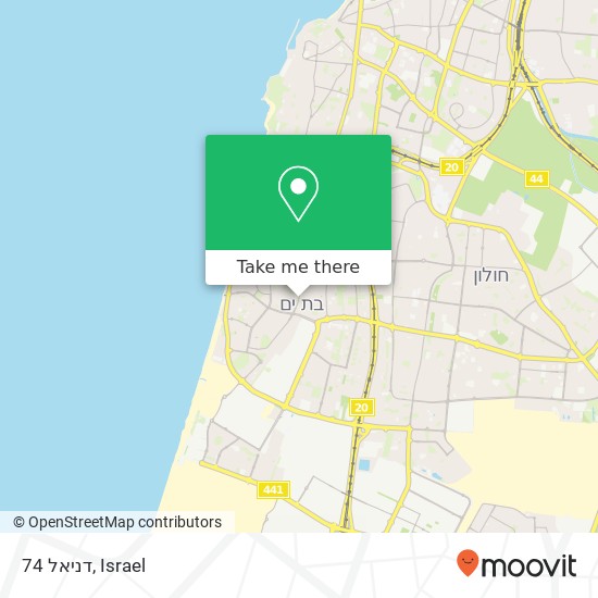 דניאל 74 map