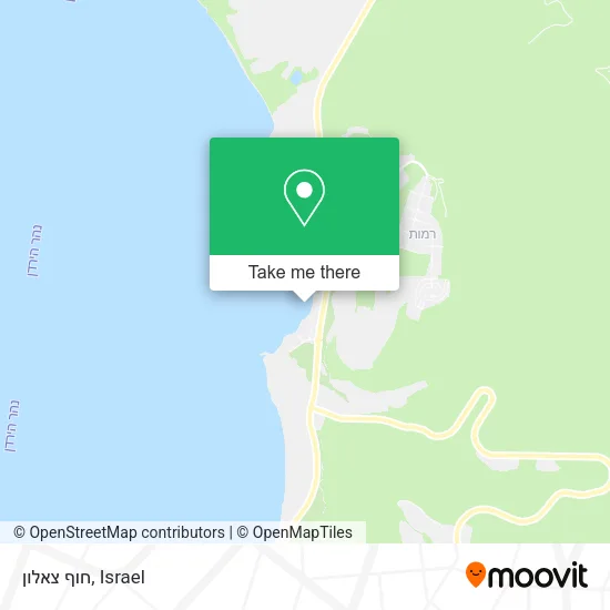Карта חוף צאלון