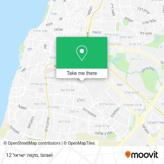 Карта מקווה ישראל 12