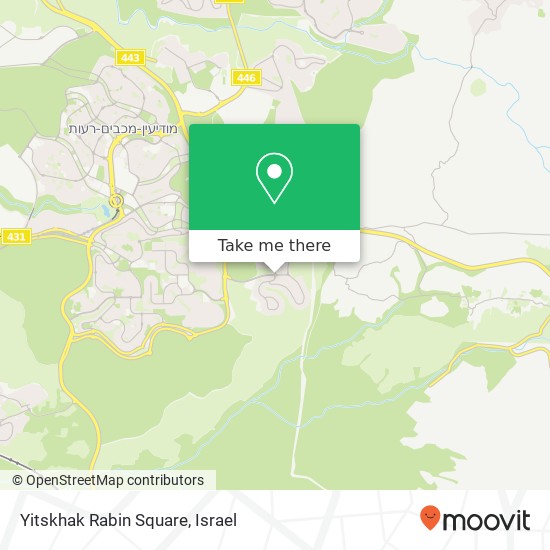 Yitskhak Rabin Square map