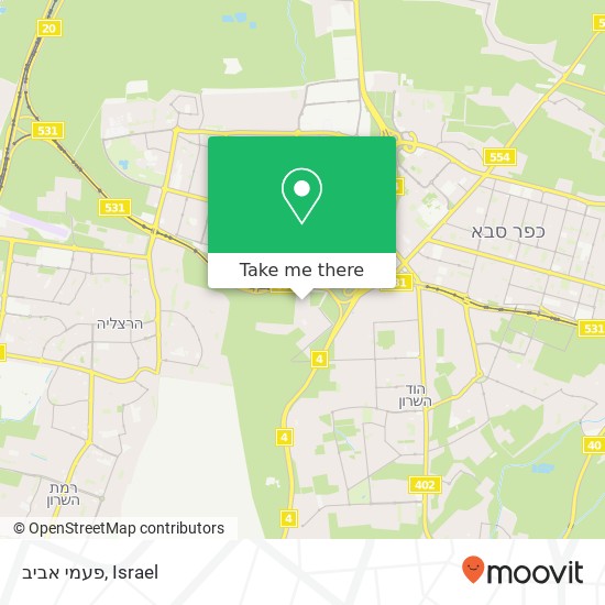 פעמי אביב map