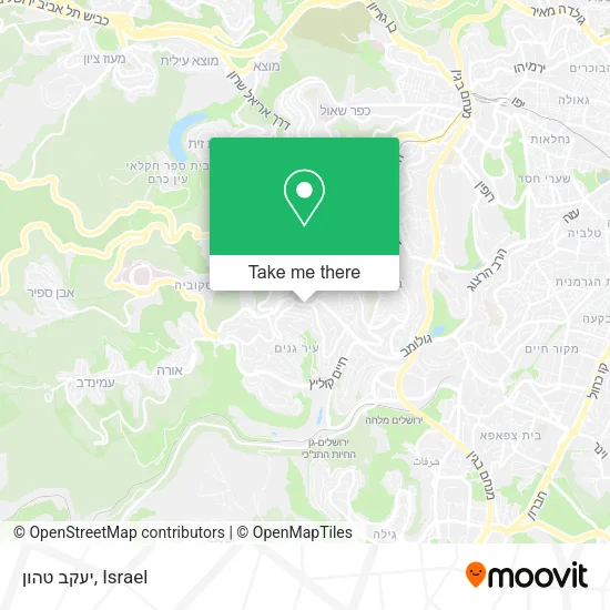 Карта יעקב טהון