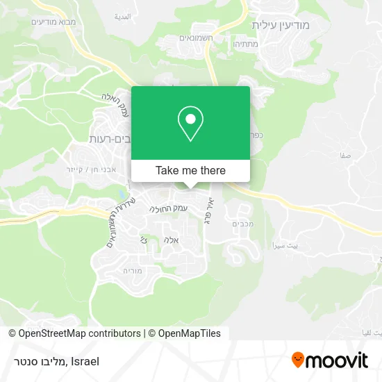 Карта מליבו סנטר