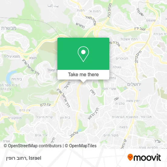 Карта רחוב רופין