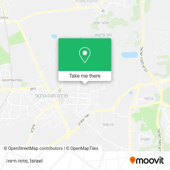 Карта מחוז חיפה