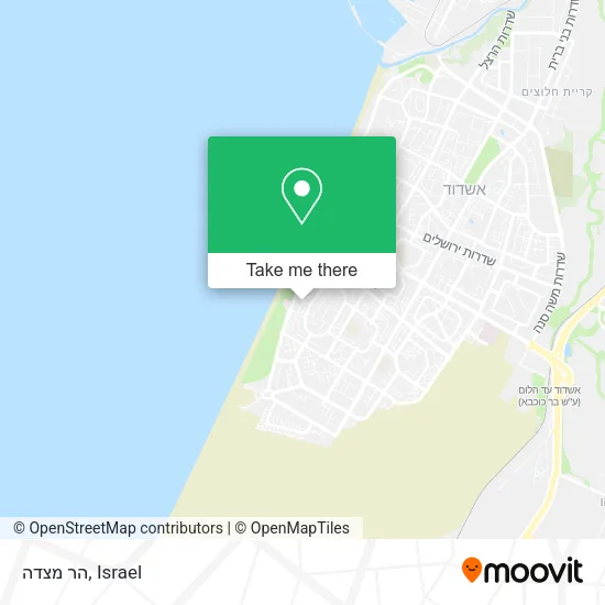 Карта הר מצדה