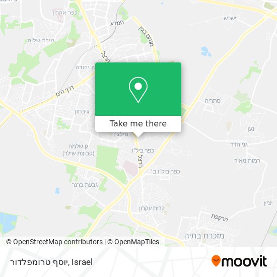 יוסף טרומפלדור map