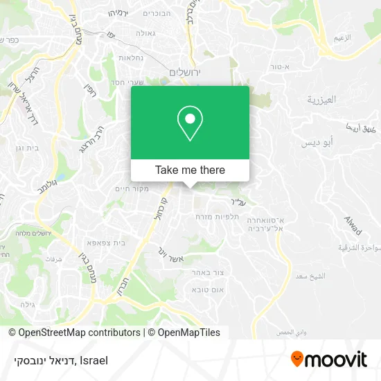 Карта דניאל ינובסקי