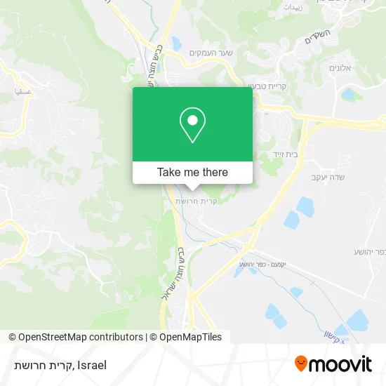 Карта קרית חרושת