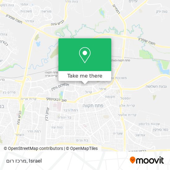 מרכז רום map