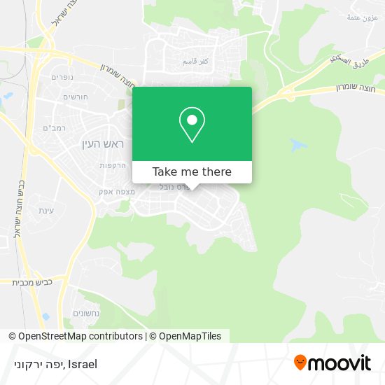 יפה ירקוני map