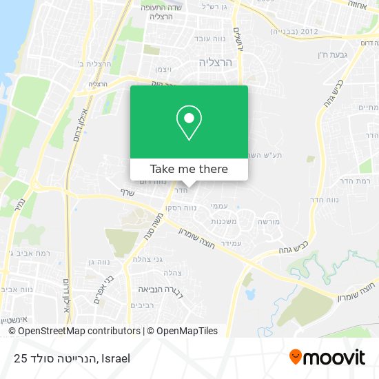 הנרייטה סולד 25 map