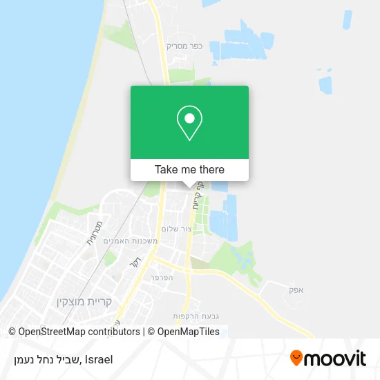 Карта שביל נחל נעמן