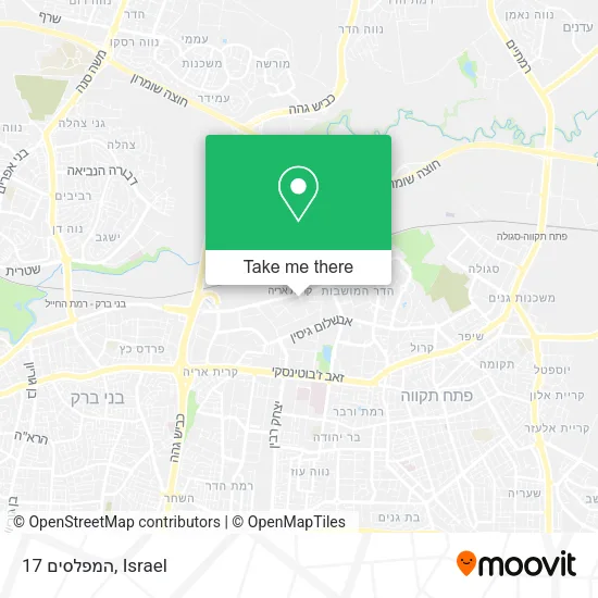 Карта המפלסים 17
