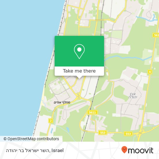 השר ישראל בר יהודה map