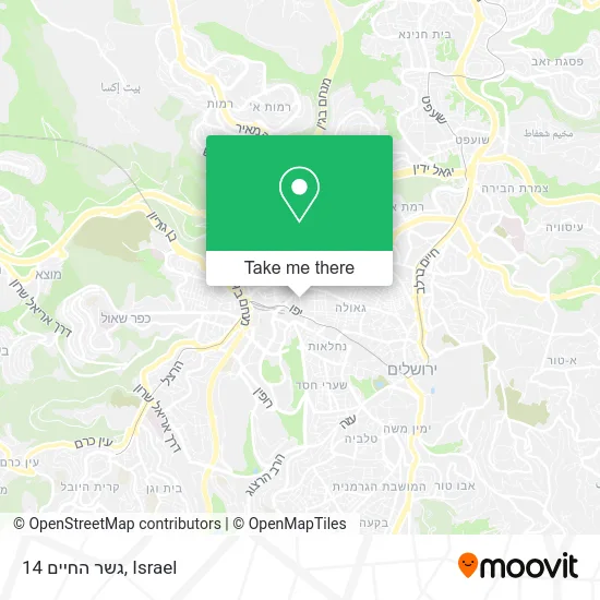 Карта גשר החיים 14