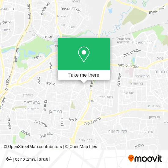 Карта הרב כהנמן 64