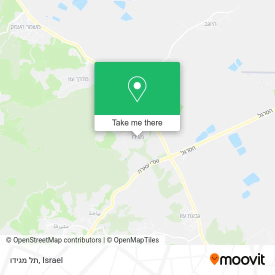 Карта תל מגידו