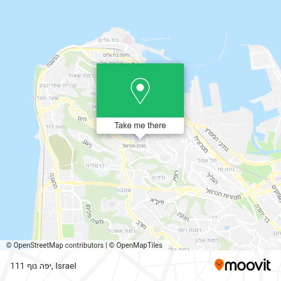 Карта יפה נוף 111