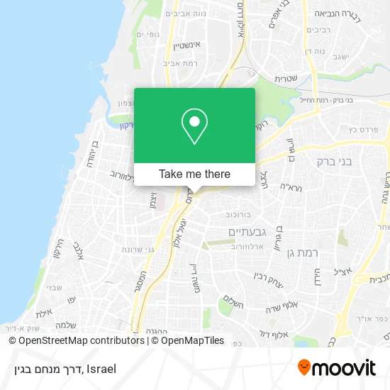 Карта דרך מנחם בגין