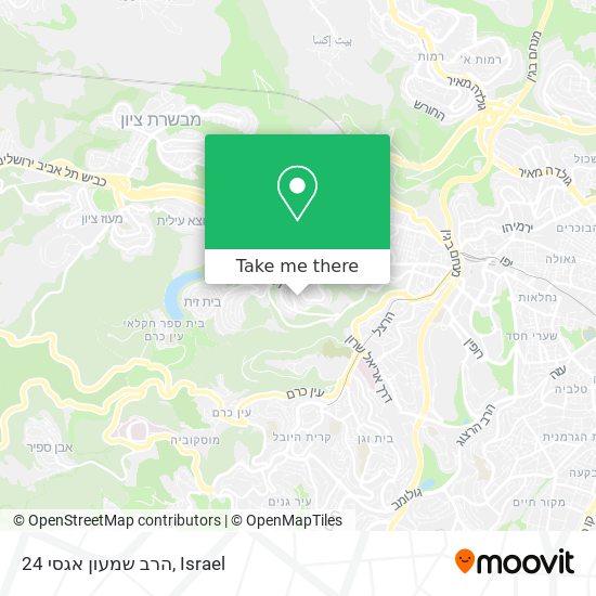 הרב שמעון אגסי 24 map