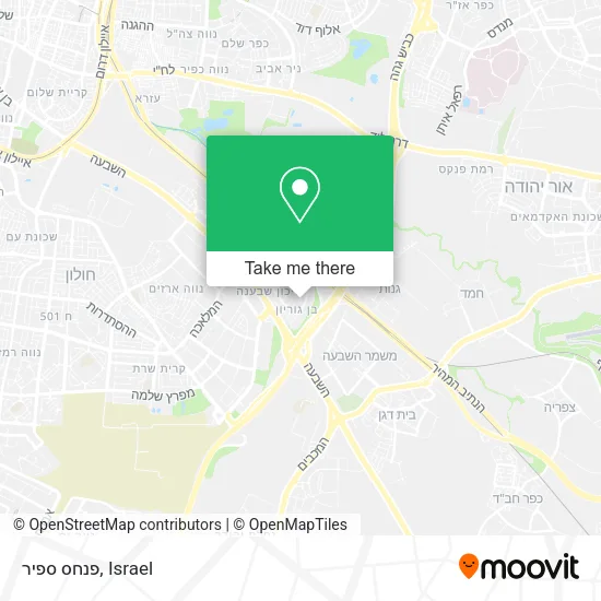 Карта פנחס ספיר