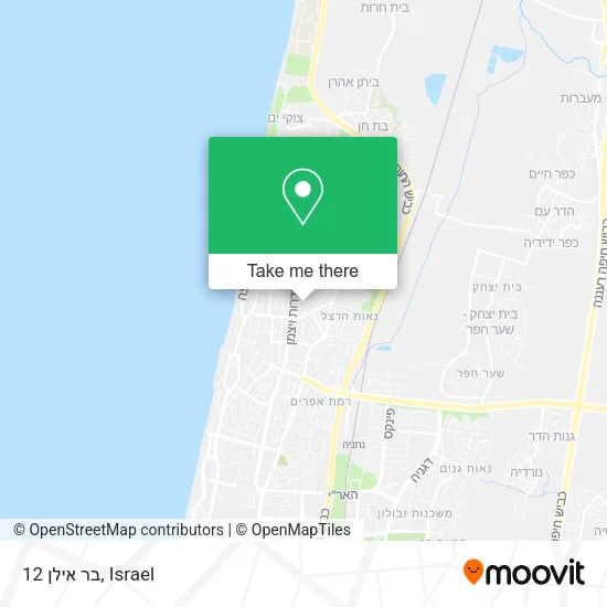 Карта בר אילן 12