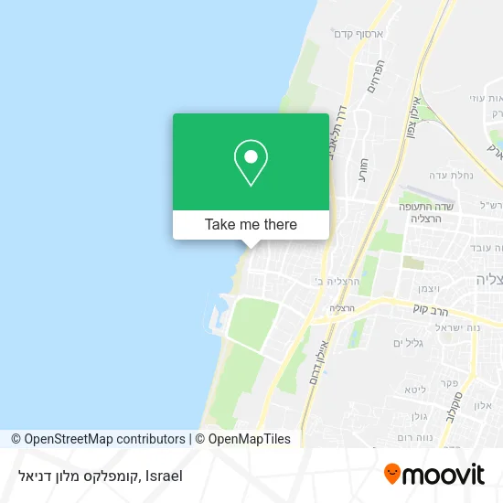Карта קומפלקס מלון דניאל