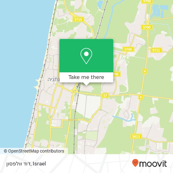 דוד וולפסון map