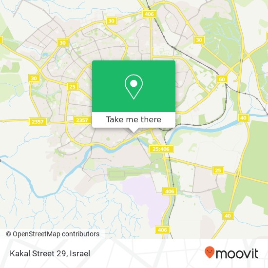 Kakal Street 29 map