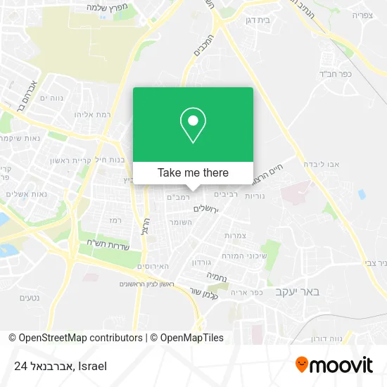 Карта אברבנאל 24