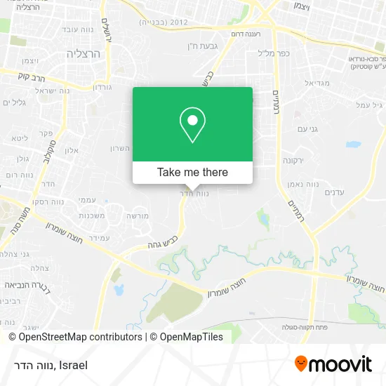 Карта נווה הדר