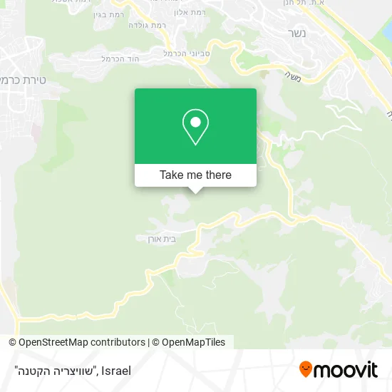 "שוויצריה הקטנה" map