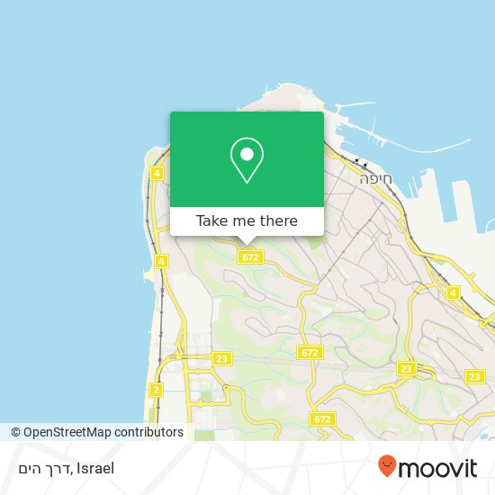 דרך הים map