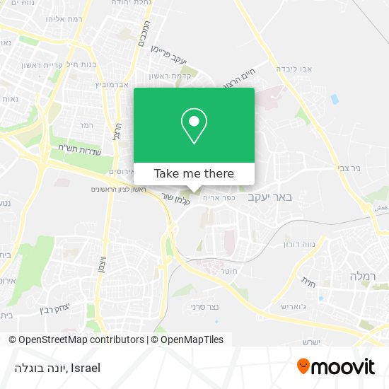 יונה בוגלה map