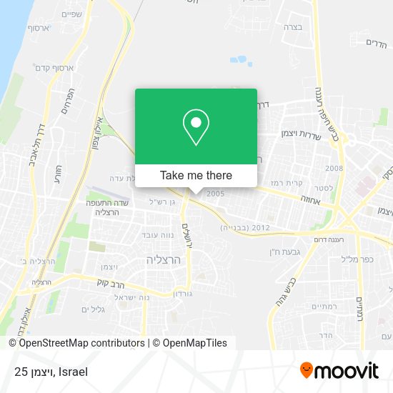 Карта ויצמן 25