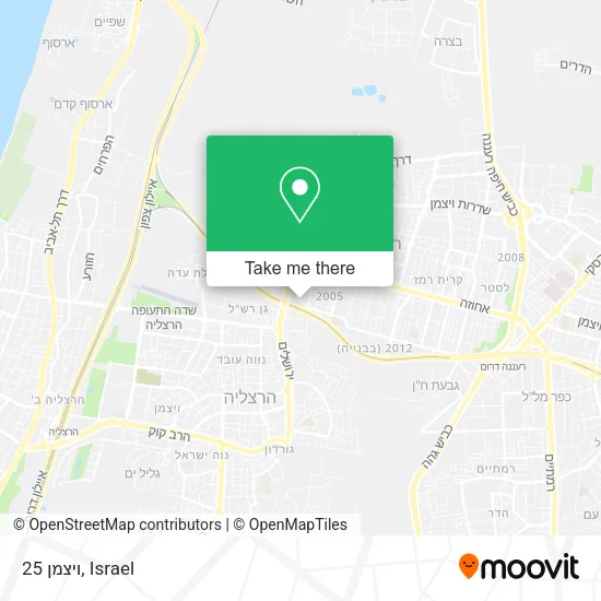 Карта ויצמן 25