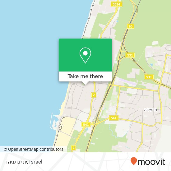 יוני נתניהו map