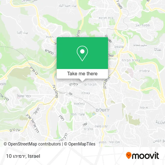 Карта ירמיהו 10
