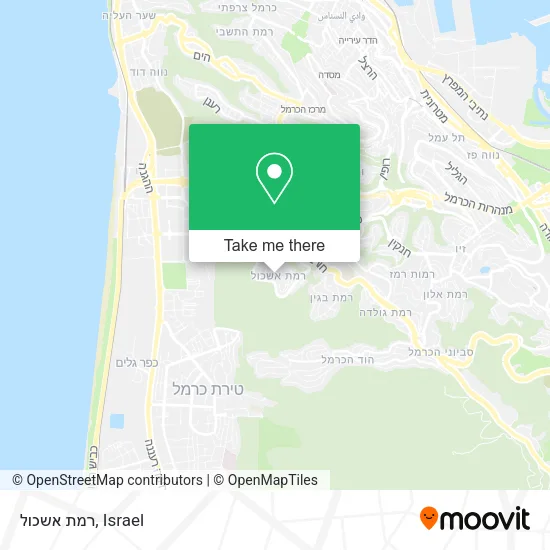 Карта רמת אשכול