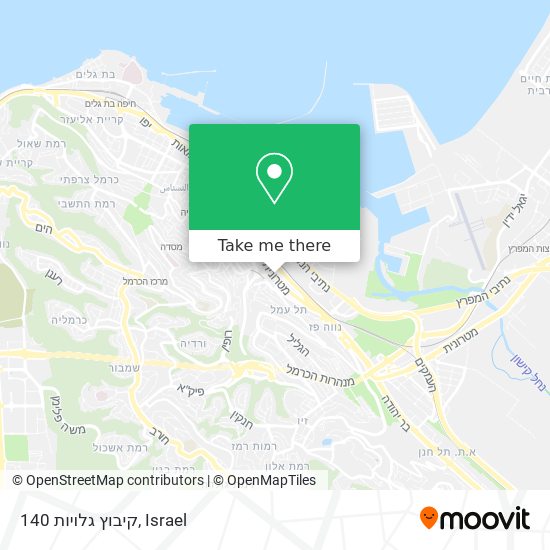 קיבוץ גלויות 140 map