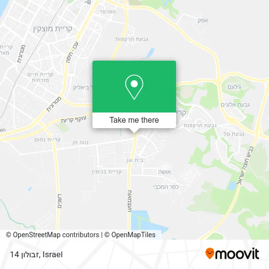 Карта זבולון 14
