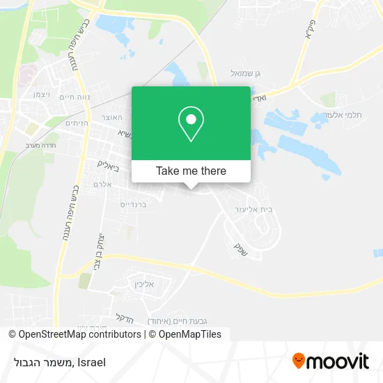 Карта משמר הגבול