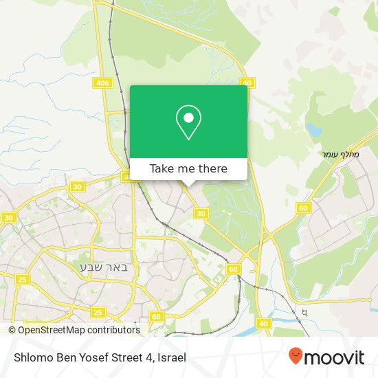 Shlomo Ben Yosef Street 4 map
