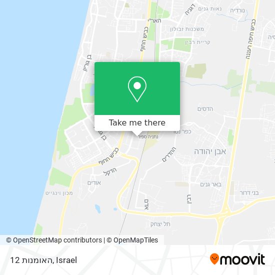 האומנות 12 map