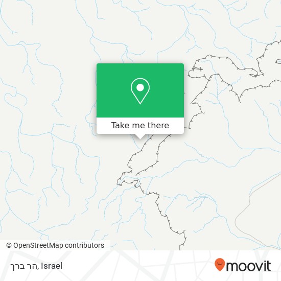 הר ברך map