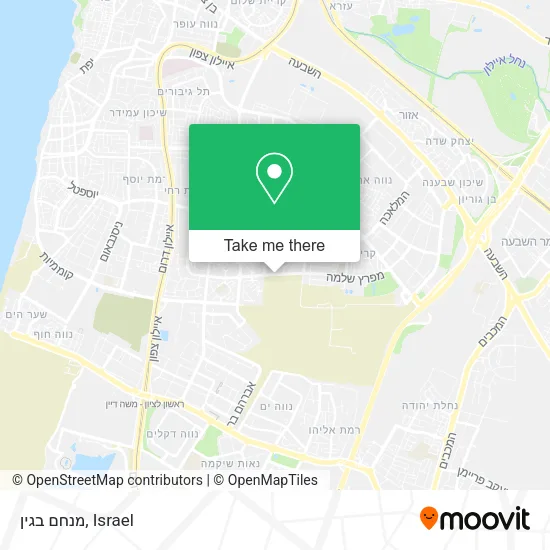 Карта מנחם בגין