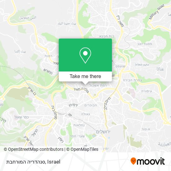 סנהדריה המורחבת map