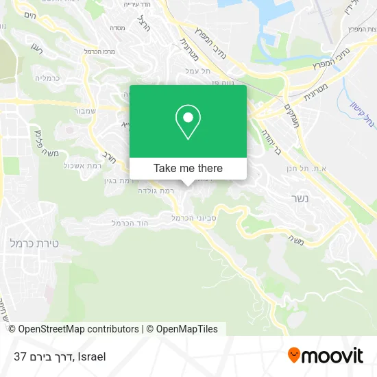 Карта דרך בירם 37